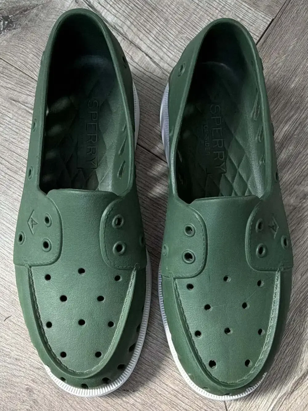Sperry Authentic Original Float Boat Shoes Green M 9 / W 11